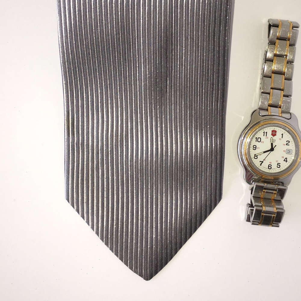 FREE SHIPPING BACI DESIGN ITALIAN MEN’S SILK TIE - Picture 2 of 8